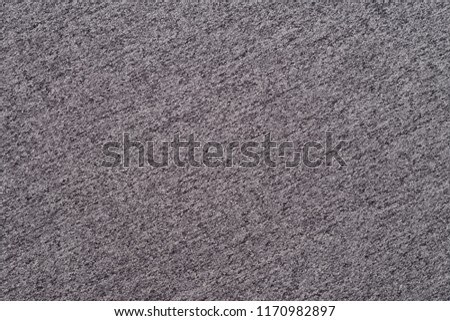 Gray fabric texture. Abstract background, empty template. Top view.
