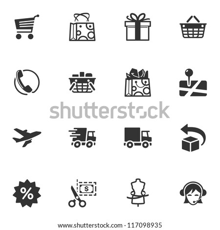 Shopping Icons - Set 1