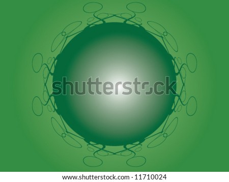 Abstract vector illustration of nature