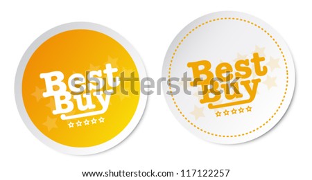 Best buy stickers Royalty-Free Stock Photo #117122257