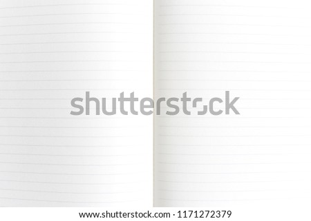 Close-Up View of Empty Notebook with Lines