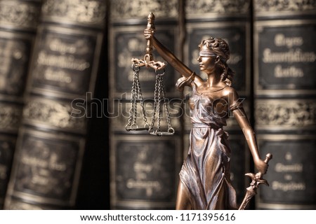 Themis statue, concept of law and justice Royalty-Free Stock Photo #1171395616