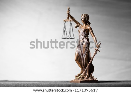 Themis statue, symbol of law and justice Royalty-Free Stock Photo #1171395619