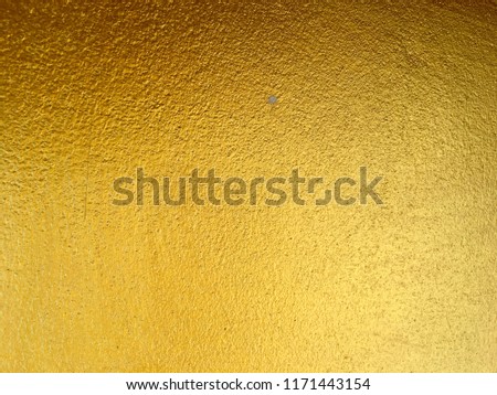 Abstract golden cement texture backdrop