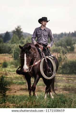 western cowboy portrait