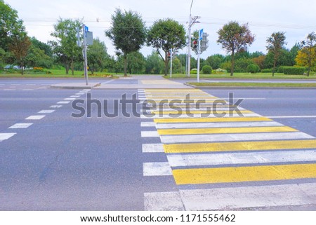 Pedestrian crossing "Zebra".