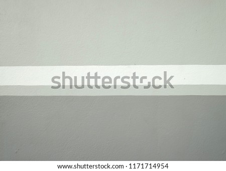 Gray walls and white dividing lines For editing or displaying products.