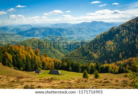 Mountain resort in Romania Royalty-Free Stock Photo #1171716901