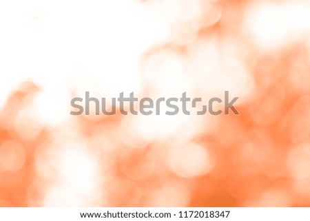 Abstract orange light bokeh