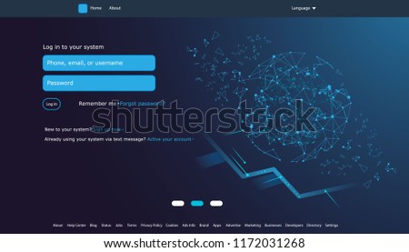 User interface for Big data flow processing concept, cloud database, isometric vector, web hosting and server room icons. Smart city concept in database system