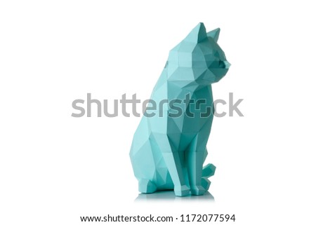 colorful carton cat