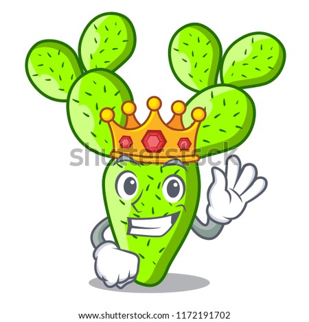 King cartoon the prickly pear opuntia cactus