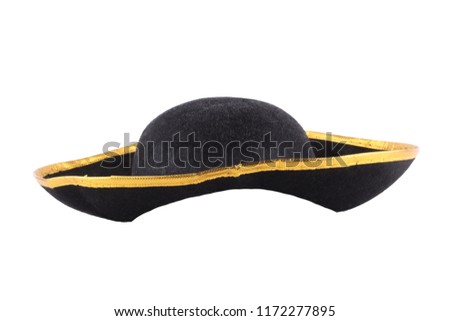Pirate hat isolated on white
