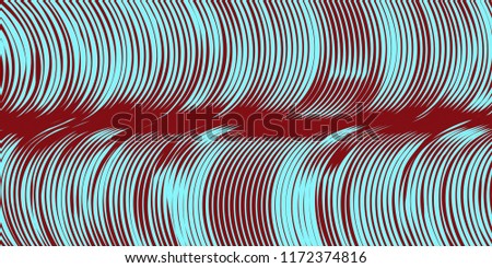 abstract graphic waves background in brown and blue