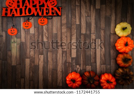 holiday of halloween concept pumpkin head