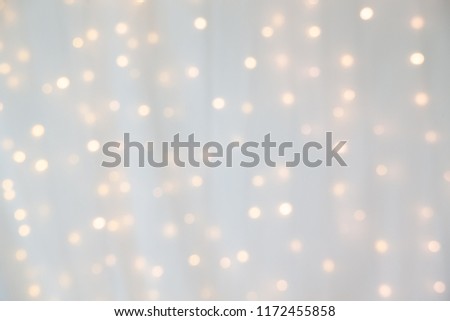 bokeh of led light under curtain. Royalty-Free Stock Photo #1172455858