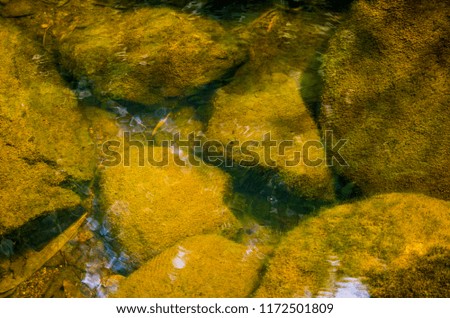 Flowing water blurred patterned background.