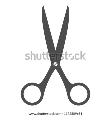Scissors icon. Vector.