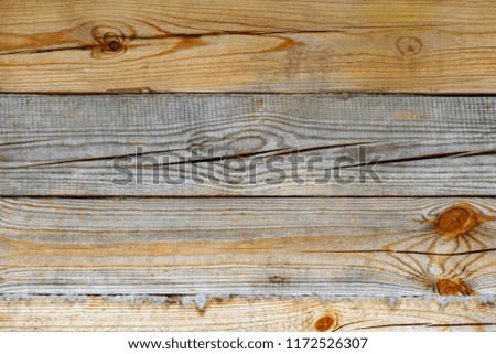 Natural brown wooden boards planks as background, texture