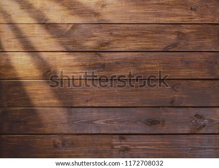 brown wooden plank desk table background texture top view Royalty-Free Stock Photo #1172708032