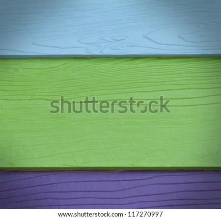 Vector colorful wooden