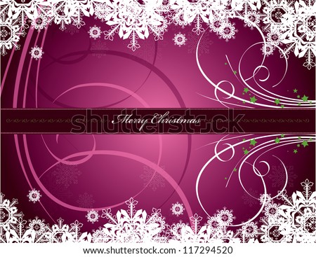 Christmas Background. Vector Eps10 Format.
