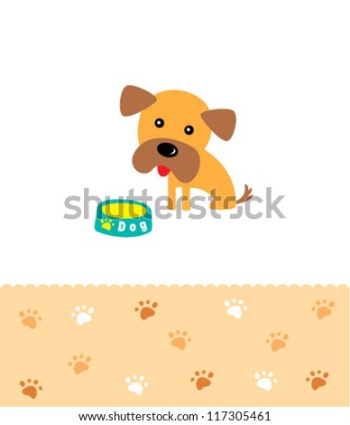 cute puppy card