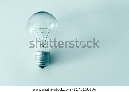 Bulb, concept of idea