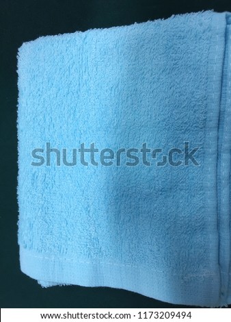 Beautiful Blue Towel