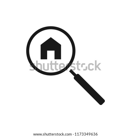 home search vector icon 10 eps