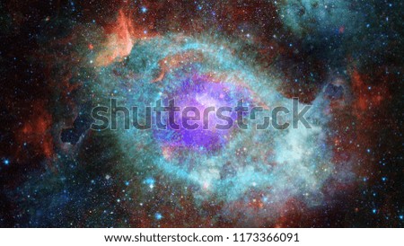 Image of the nebula in deep space. Elements of this image furnished by NASA.