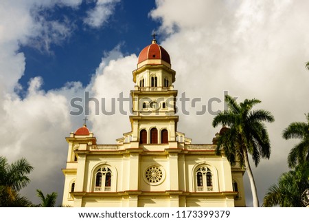 Basilica of Saint Virgin el Cobre in Santiago de Cuba, Cuba.