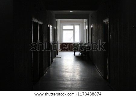 The terrible and mysterious corridor in the hospital