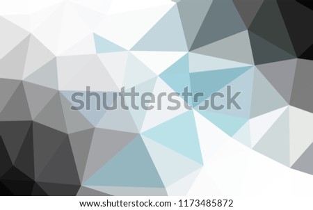 Light BLUE vector abstract mosaic backdrop. A completely new color illustration in a vague style. Brand new design for your business.