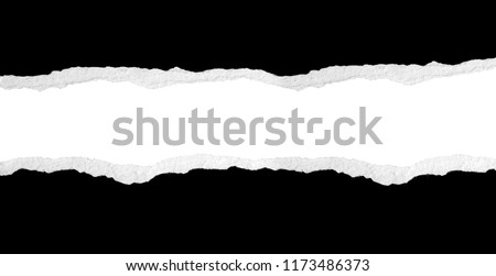Ripped paper, space for copy Royalty-Free Stock Photo #1173486373