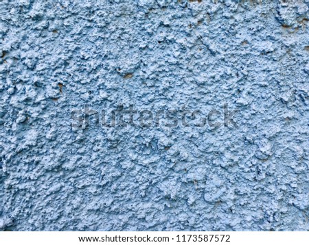 Rough blue cement wall texture backdrop