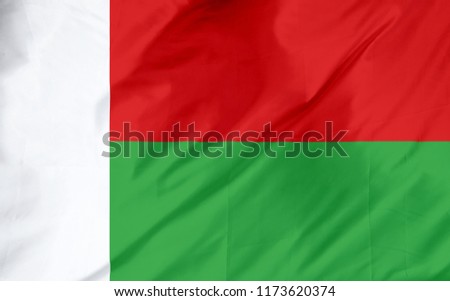 Madagascar Waving Flag