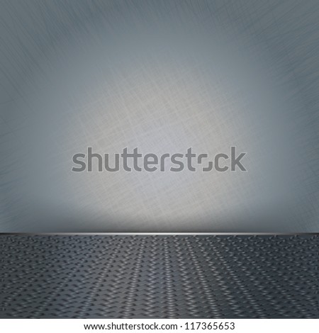 eps10 vector abstract blank space metal stage concept background