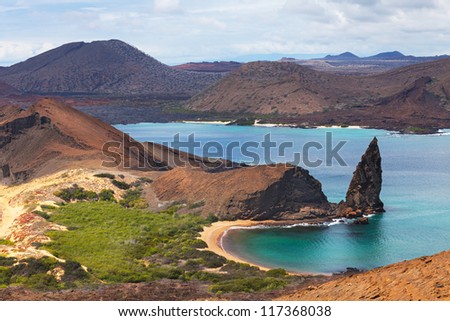 Bartolome island, Galapagos islands, Equador Royalty-Free Stock Photo #117368038