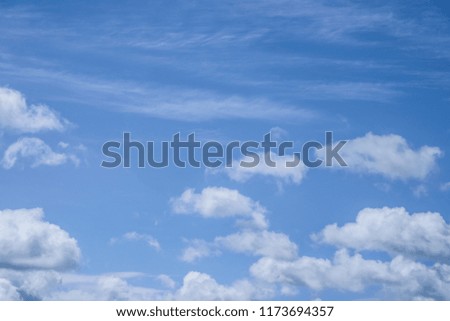 Sky background with blue sky, blue sky can be used as background and wallpaper.
