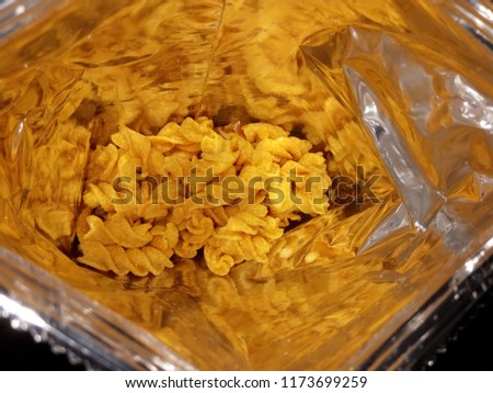 a little snack under the nitrogen package Royalty-Free Stock Photo #1173699259