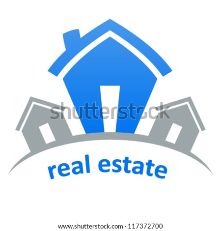 real estate sign - vector illustration