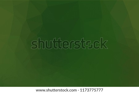 Light Green vector polygonal pattern. Colorful illustration in abstract style with gradient. The textured pattern can be used for background.