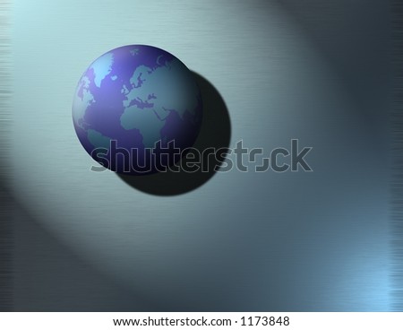 The earth on a desktop