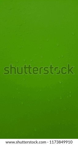 Green background with beautiful water droplets.