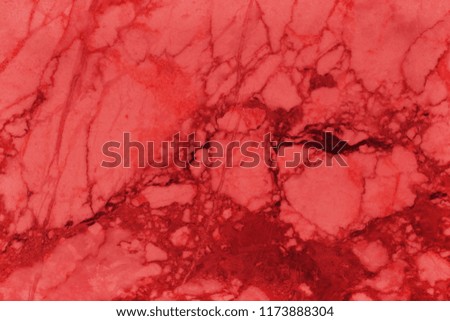 Red marble texture background with high resolution for interior decoration. Tile stone floor in natural pattern.