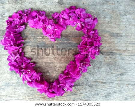 beautiful purple flower background, can also be used as a flower frame, can be a symbol of heart and love