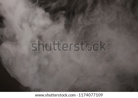 Dry ice smoke 