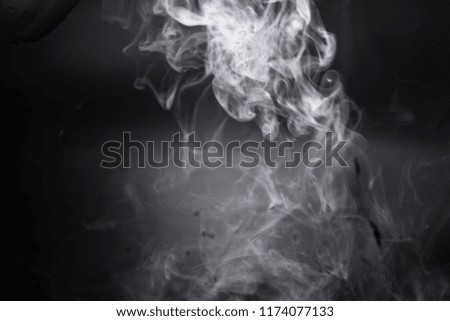 Dry ice smoke 
