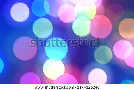 Colorful abstract background with bokeh lights for background and wallpaper